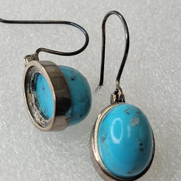 Turquoise hued Small Earrings - Picture 3 of 10